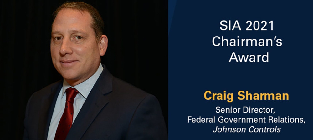 SIA names Craig Sharman as 2021 Chairman’s Award Winner