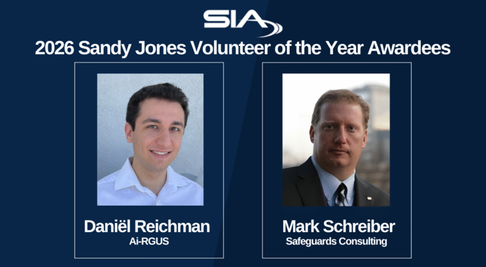 SIA names Daniël Reichman, Mark Schreiber as Sandy Jones Volunteers of the Year
