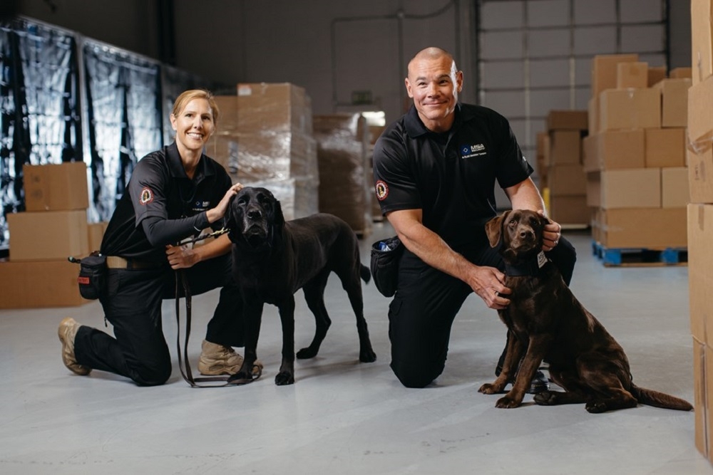MSA hiring handlers for explosive detection dogs