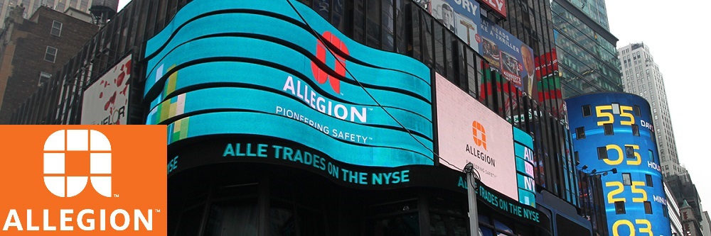 Allegion Q1 results, “Robust Demand” for NA non-residential business