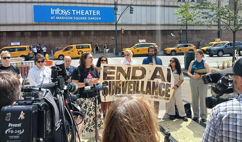 Privacy advocates, lawmakers rally outside MSG in support of ‘Ban the Scan’ bill 