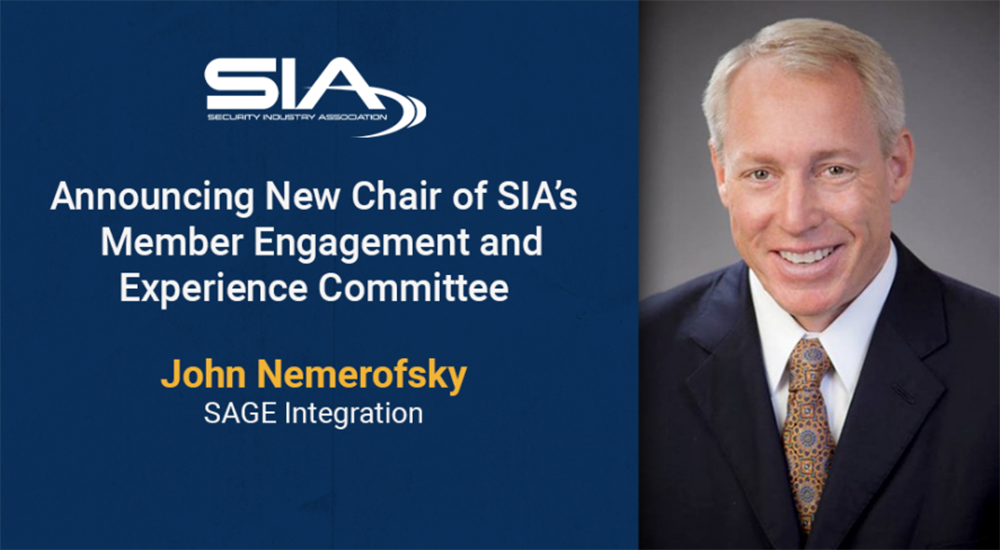 John Nemerofsky named SIA Member Engagement and Experience Committee chair